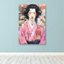 Homme en Kimono rose