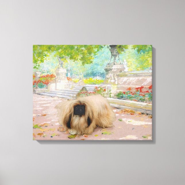Toile Honey Pekingese (Recto)