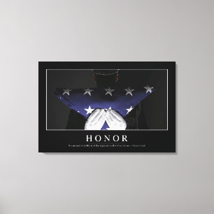 Toile Honneur : Citation Inspirationnelle