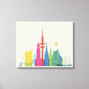 Toile Horizon de Hambourg Allemagne