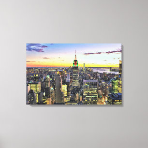 Toile Horizon de New York City Manhattan