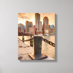 Toile Horizon de secteur financier de Boston