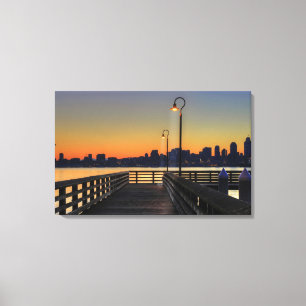 Toile Horizon du centre de Seattle Washington