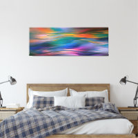 "Horizons fluides" Art Abstrait contemporain