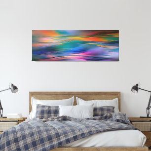 Toile "Horizons fluides" Art Abstrait contemporain