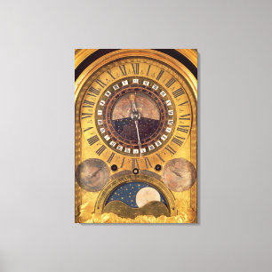 Toile Horloge astronomique faite pour le dauphin grand