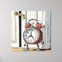 Horloge d'alarme pivotante - Porte Whimsical