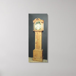 Toile horloge de Long-coque, avec la peinture d'émail