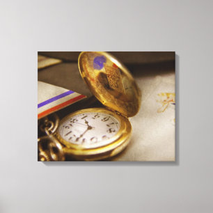 Toile Horloger - Le temps n'attend jamais