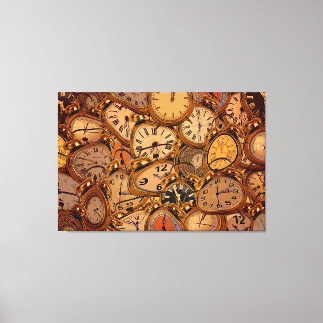 Toile Horloges (Recto)