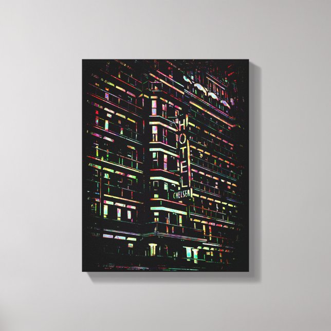 Toile Hotel Chelsea New York Box Canvas (Recto)