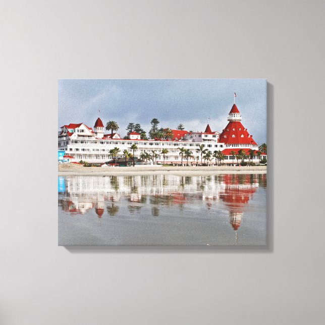 Toile Hotel del Coronado - Coronado, Californie (Recto)