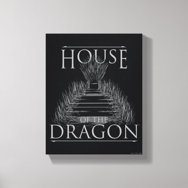 Toile HOUSE OF THE DRAGON | Iron Throne Graphic (Recto)