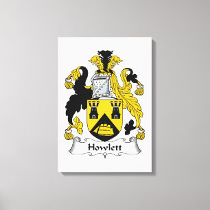 Toile Howlett Family Crest