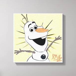 Toile Hugs Chauds Snowman Canvas Imprimer Mur Art