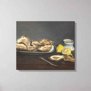 Toile Huîtres (par Edouard Manet)