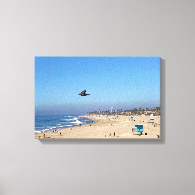 Toile Huntington Beach, Californie (Recto)