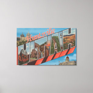 Toile Huntsville, Utah - grandes scènes de lettre