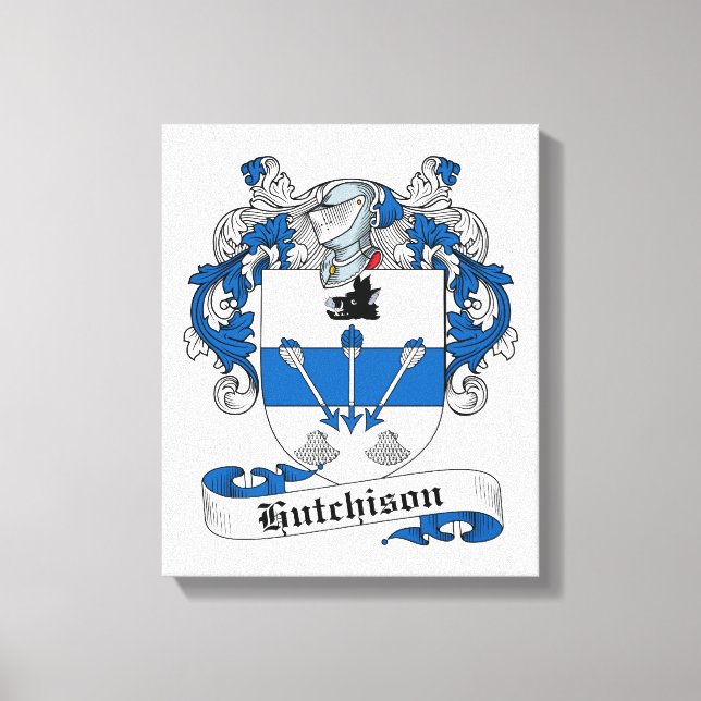 Toile Hutchison Family Crest (Recto)