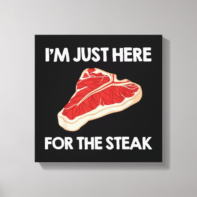 Toile I Love Steak Cadeau Ribeye House (Recto)