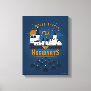 Toile I Would Rather Be At HOGWARTS™ Abstract Boat Ride