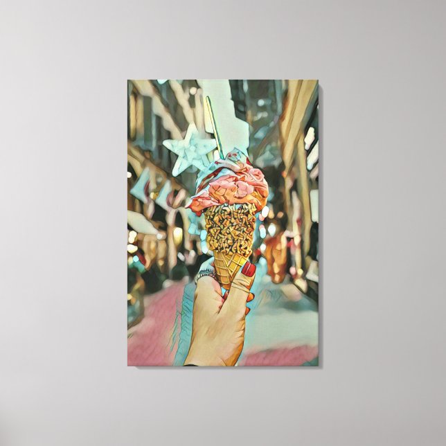 Toile Ice cream sprinkles (Recto)