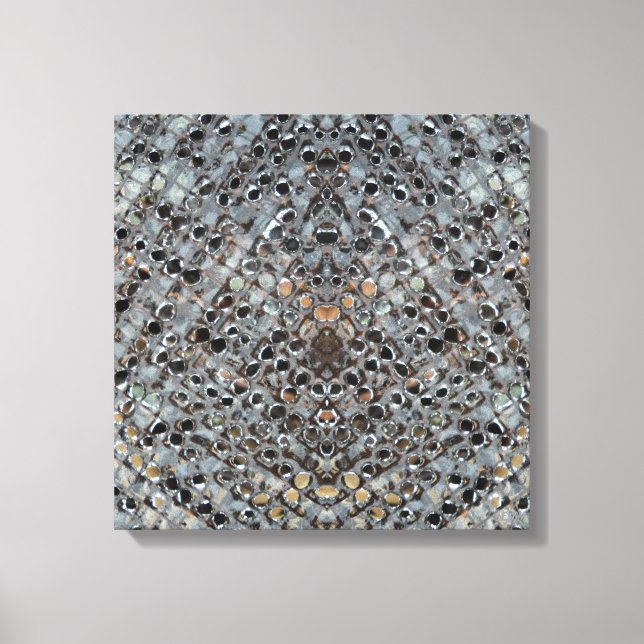 Toile Ice Metal Fire III Stretched Canvas Print (Recto)