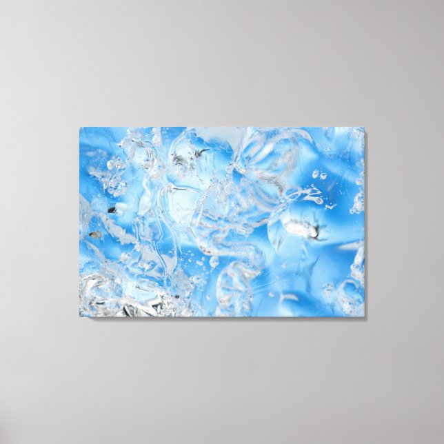 Toile Iceberg bleu cool (Recto)