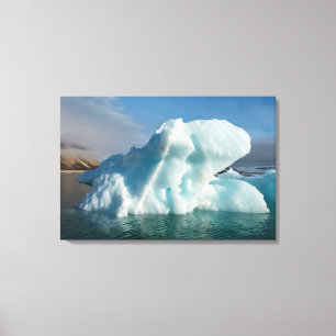 Toile Iceberg dans la baie de Palander, Norvège