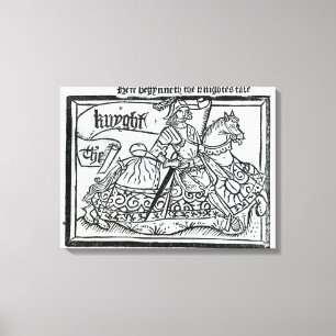 Toile "Ici Begynneth le Knightes Tale