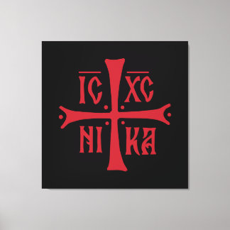Toile ICXCNIKA cross orthodox religion christianity symb