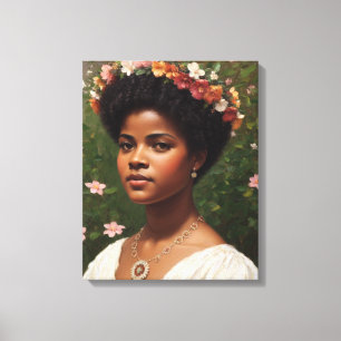 Toile Ida B Wells Floral Art Tribute