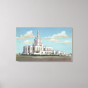 Toile Idaho Falls, ID - Mormon Temple View