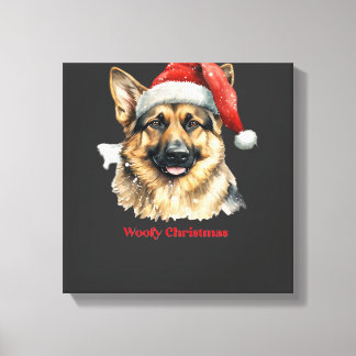Toile Idées de cadeaux de Noël pour chien berger alleman