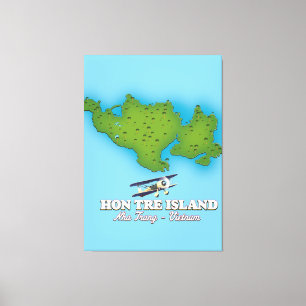 Toile île de Hon Tre Vietnam