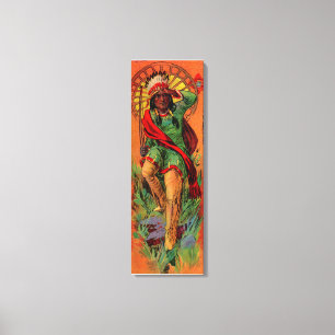 Toile Illustration amérindienne amérindienne de 1919