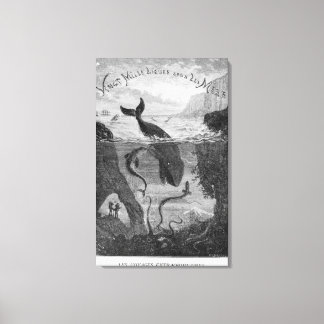 Toile Illustration de couverture "20 000 lieues sous la