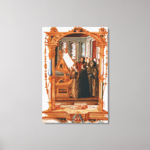 Toile Illustration dépeignant le chant de choeur