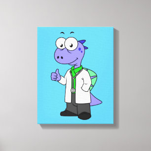 Toile Illustration D'Un Médecin Spinosaure.