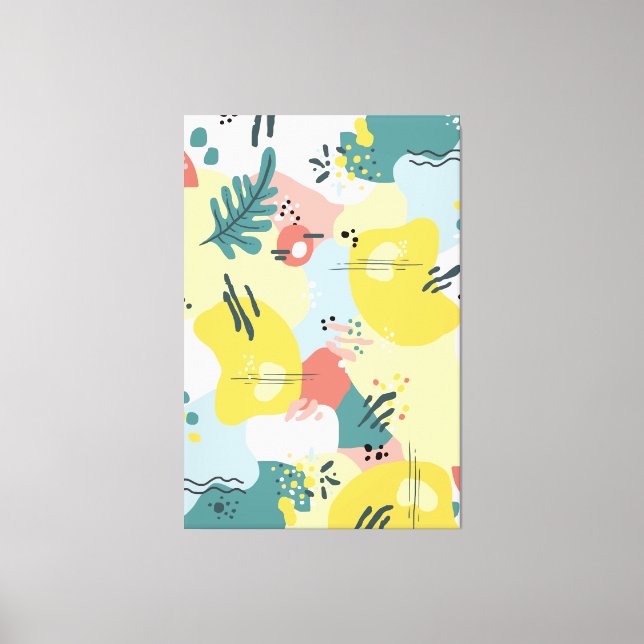 Toile Illustration moderne du Motif Abstrait (Recto)