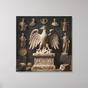 Toile IllyrienAutelReliques-FaisceauDArtAigleSacréVI HER