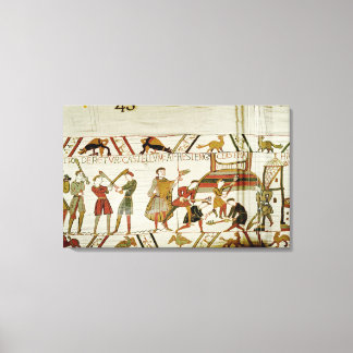 Toile Ils construisent les fortifications