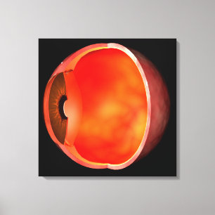 Toile Image Conceptuelle De La Croix Des Yeux Humains Se