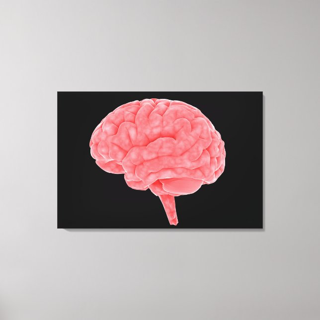 Toile Image Conceptuelle Du Cerveau Humain 4 (Recto)