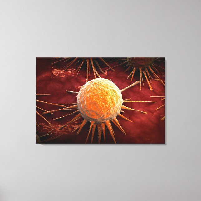 Toile Image Conceptuelle Du Virus Du Cancer 1 (Recto)