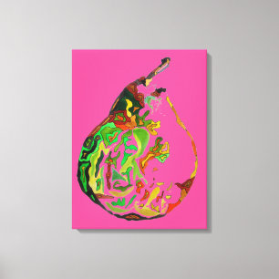 Toile Image de l'art de l'aquarelle de la pop art aux fr