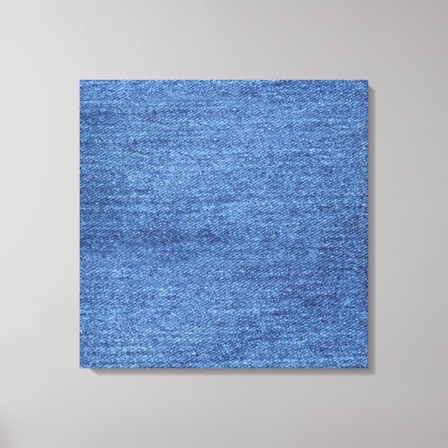 Toile Image de texture de denim bleu blanc (Recto)
