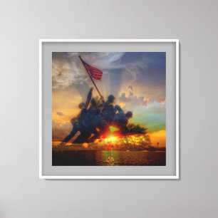 Toile image d'Iwo Jima