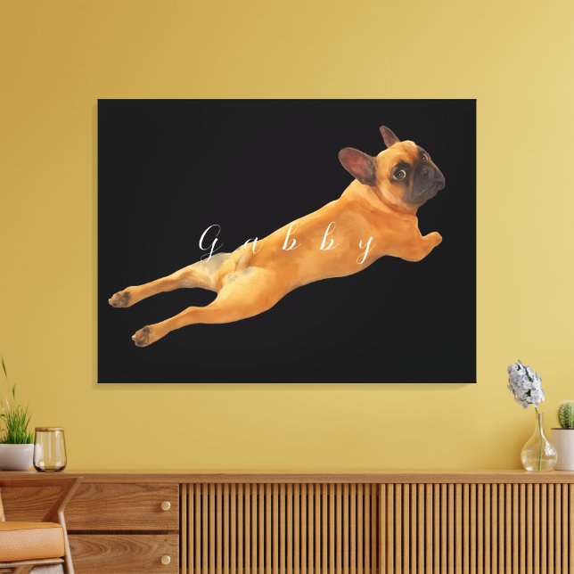 Toile Image et nom de l'aquarelle de grand animal (Insitu(Salon))