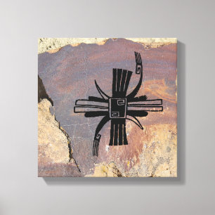 Toile Image géométrique, mimbres Poterie Design